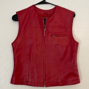 Saguaro West Women’s Leather Zip Vest